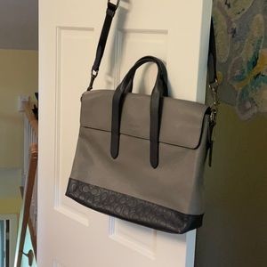 Coach soft leather briefcase only used twice.